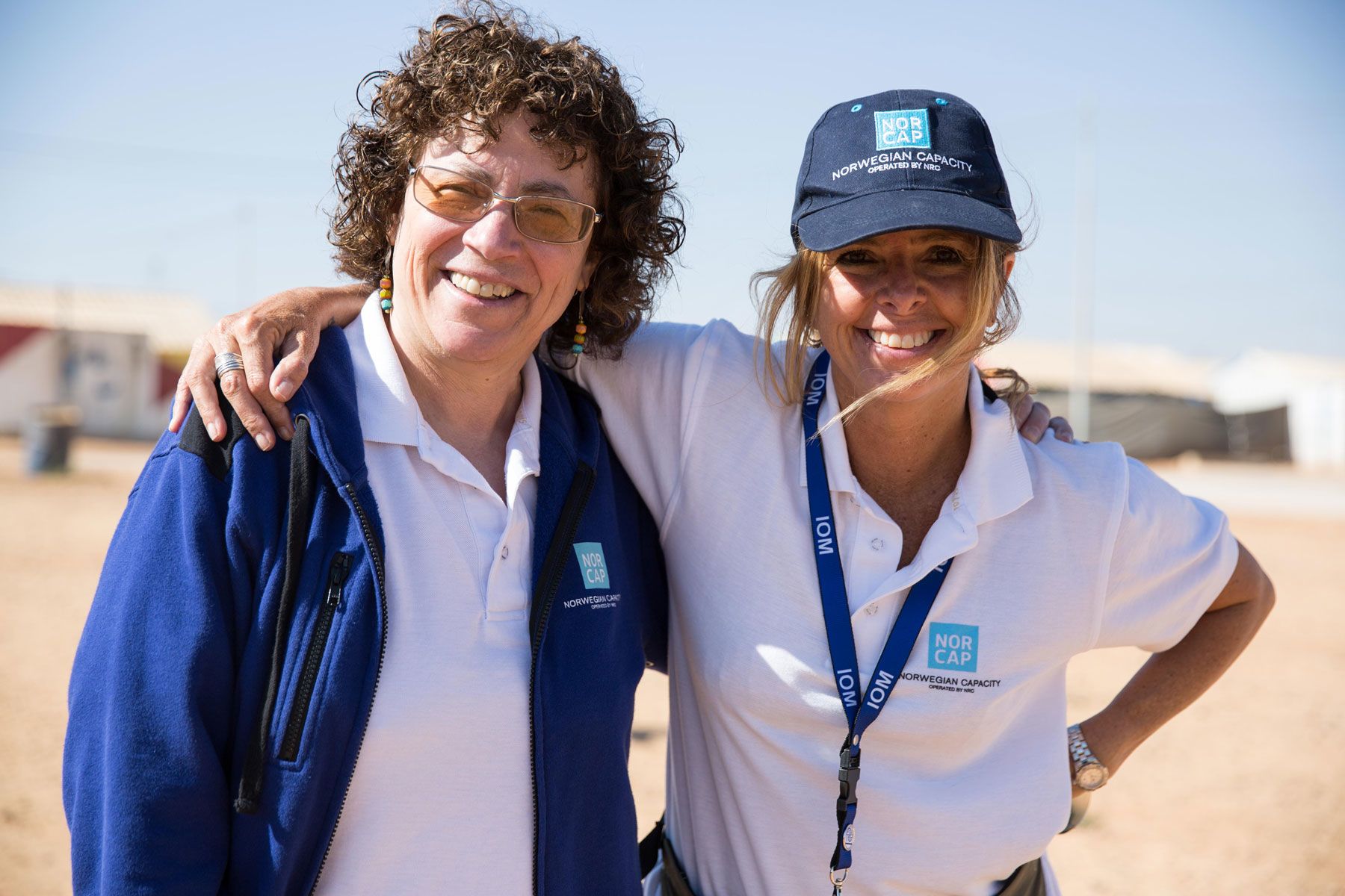 Carolyn Davis (right) with NORCAP expert Fernanda Baumhardt-Grojean.