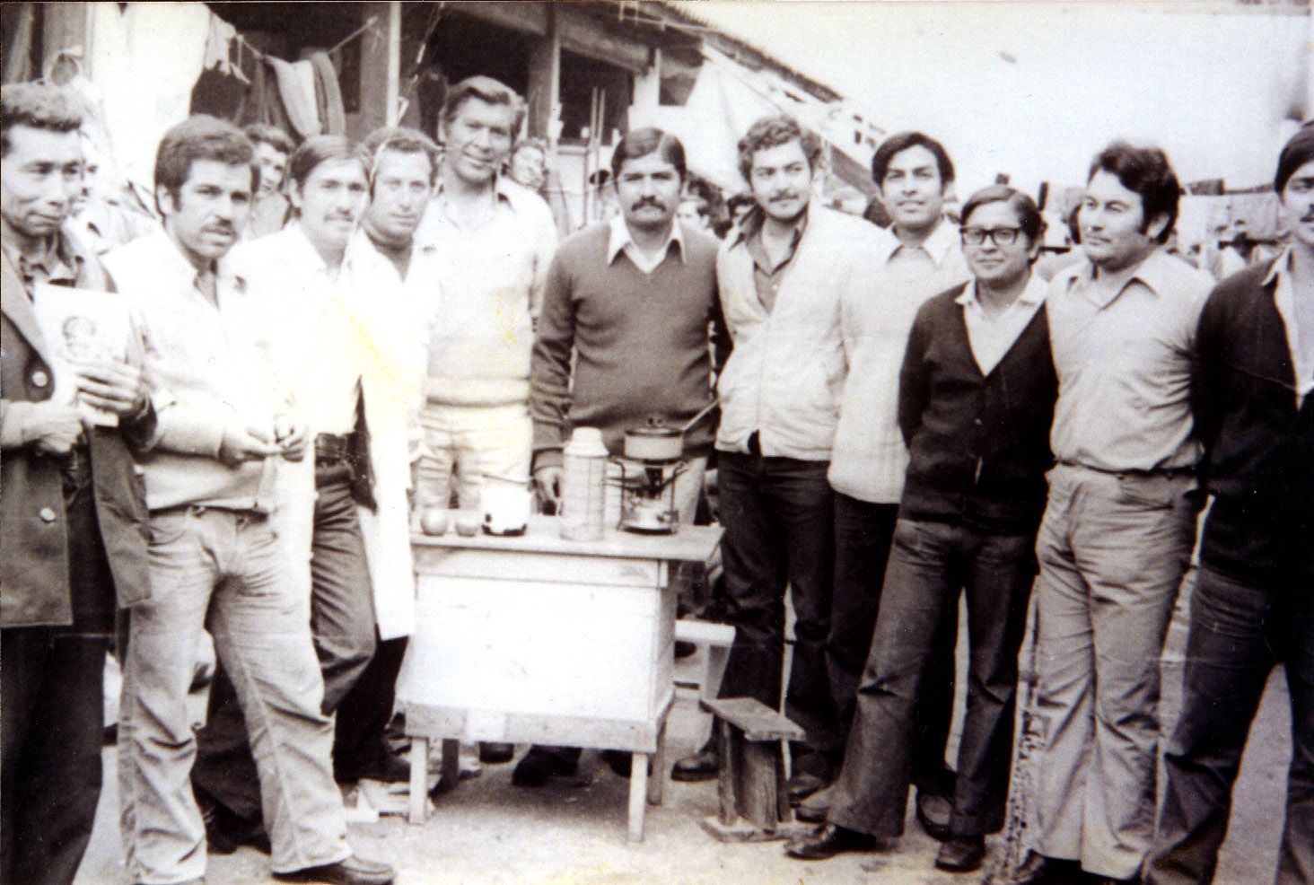 Political prisoners in the prison in Arica.