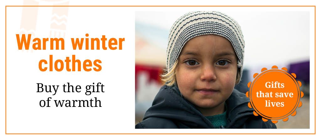 Warm winter clothes: buy the gift of warmth