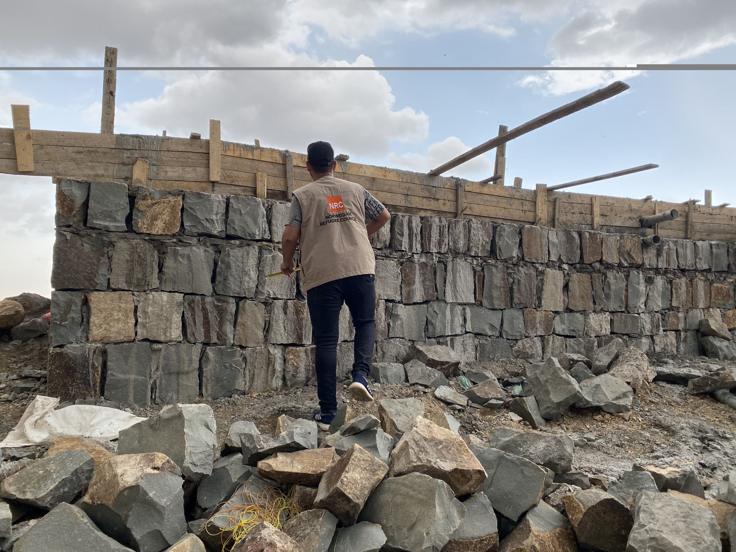 En ny vattenreservoar på 50 000 liter byggs.