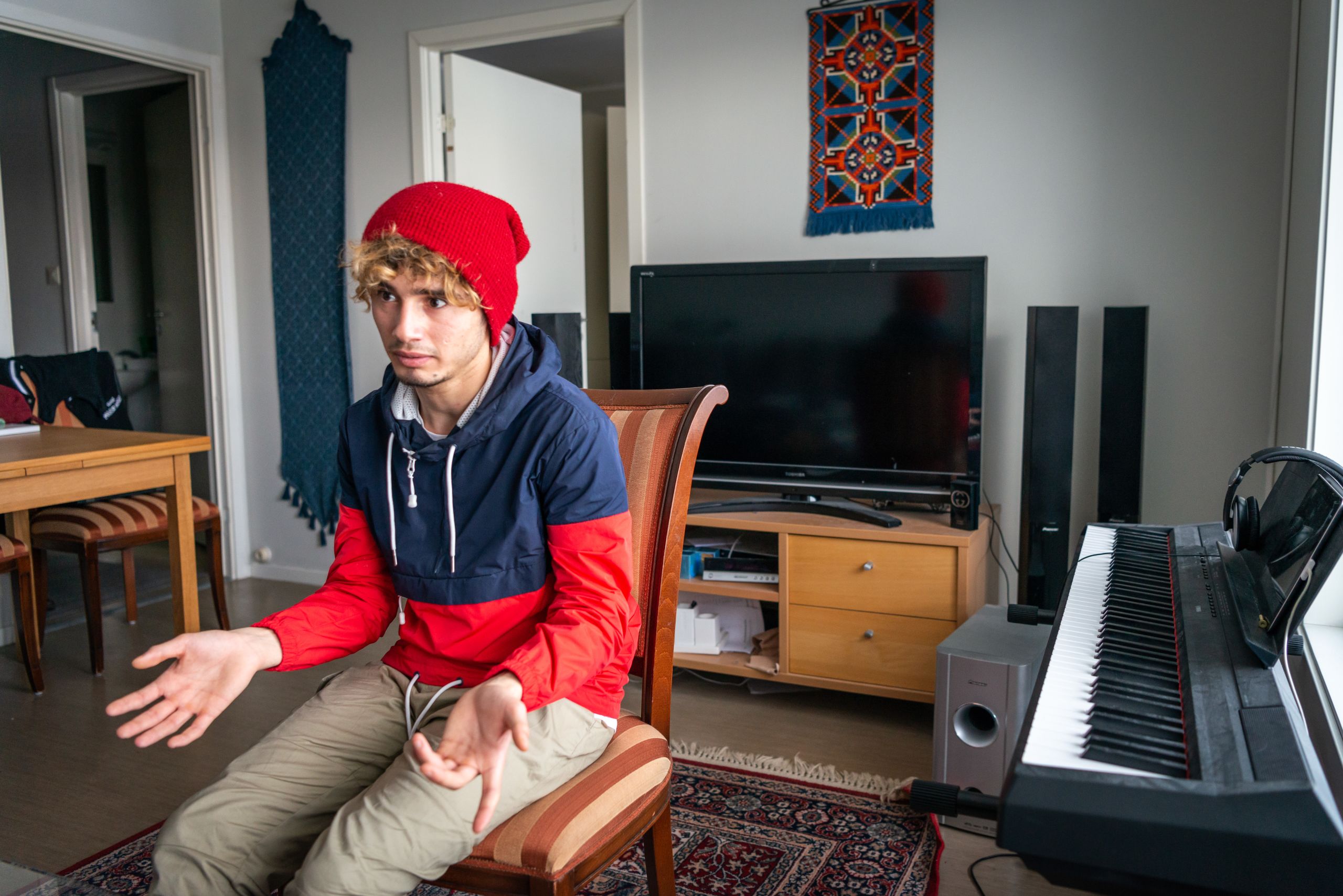 en dag var is i hjembyen